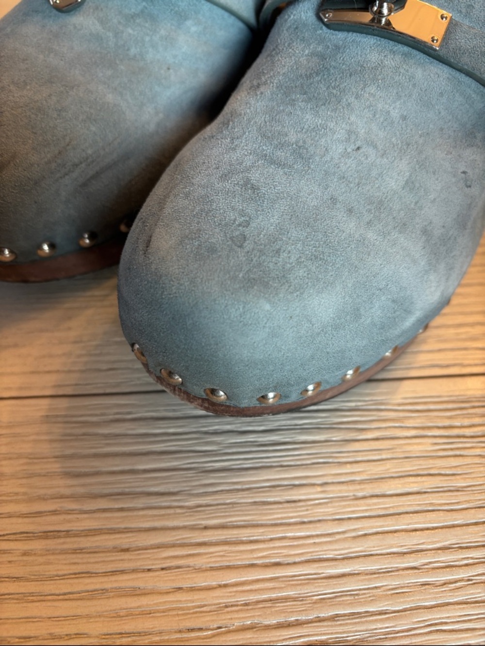 HERMES CARLOTTA MULES Sz 39 - Picture 12 of 14